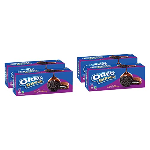 Image of Cadbury Oreo Dipped Chocolate Cookie, 150G (Pack of 4)