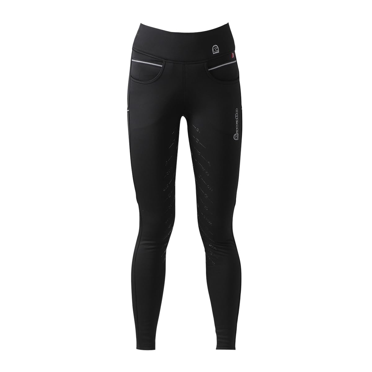 Cavallo Liz Grip RL Damen Reithose Winter Reitleggings schwarz HW 2022