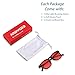 ANDWOOD 99.9% Blue Green Light Blocking Sleep Glasses AR Coatings Red Lens for Small Face Computer TV Gaming Reduce Eyestrain