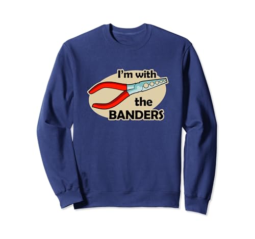 I'm With The Banders Funny Bird Banding Ringing Ornithology Sweatshirt