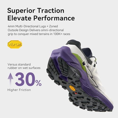 Image of KAILAS Men's FUGA EX 3 Trail Running Shoes Lightweight Slip Resistant Breathable Jogging Hiking Sneakers