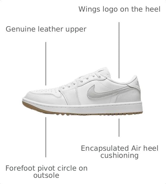 Image of Nike Men's Air Jordan 1 Low G Golf Shoe