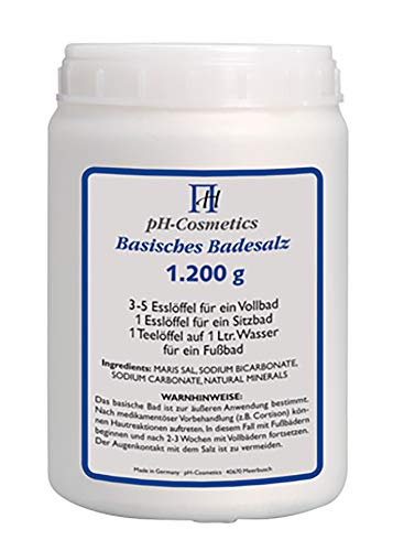 pH-Cosmetics Basisches Badesalz 1200g Dose Cover