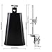 Eastrock Cowbell Clamp, Holder Percussion Accessory, Adjustable Standard Drum Mount for Bass Drum Hoop Up or Down