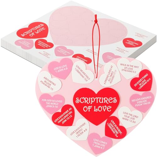 Kit bricolage chrétien DoubleFill : cœurs en papier loisirs créatifs