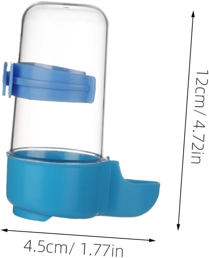 Parrot Cage Water Drinker Bird Water Bottle Automatic Feeder Dispenser with Multi-Color Bowls for Cage and Aviary Use