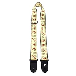 Perris PLPCP8134 Sangle pour Guitare Woodstock en Polyester Motif Ticket - Les Beatles, Paul McCartney, John Lennon, RIngo Starr, George Harrison Perris PLPCP8134 Sangle pour Guitare Woodstock en Polyester Motif Ticket – Image 2