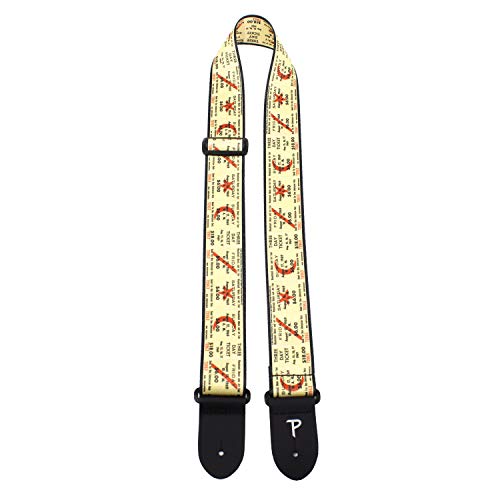 Perris PLPCP8134 Sangle pour Guitare Woodstock en Polyester Motif Ticket - Les Beatles, Paul McCartney, John Lennon, RIngo Starr, George Harrison Perris PLPCP8134 Sangle pour Guitare Woodstock en Polyester Motif Ticket – Image 3