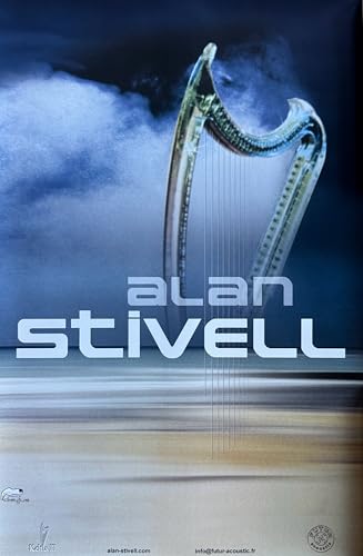 Affiche Alan Stivell 2004 poster 40x60cm pour décoration murale