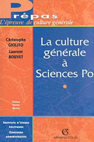 La culture générale à Sciences Po