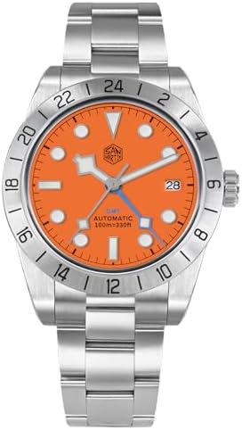 San Martin SN054GE 39mm BB Automatic Dive Watch NH34 GMT Reloj Hombre Sapphire AR Coating 10