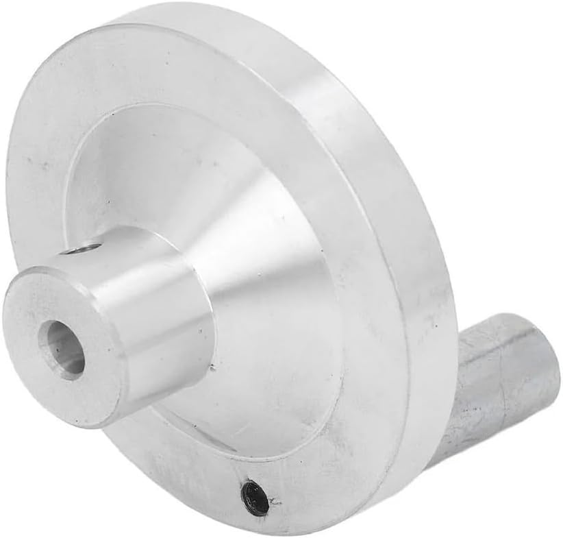 Lathe Handwheel Revolving Handle Machining Aluminum Alloy Machine Tool Hand Wheel with Screw for 0618 7x10 7x12 7x14