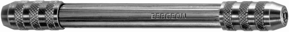 BERGEON 5679 Pin Block, Tool Holder, with 2 Pliers, Round Heads, Brass, watchmaker's Tool