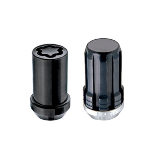 Image of McGard 65510BK SplineDrive Black (M14 x 1.5 Thread Size) Wheel Installation Kit for 5-Lug Wheels, 16 Lug Nuts / 4 Locks / 1 Key / 1 Install Tool