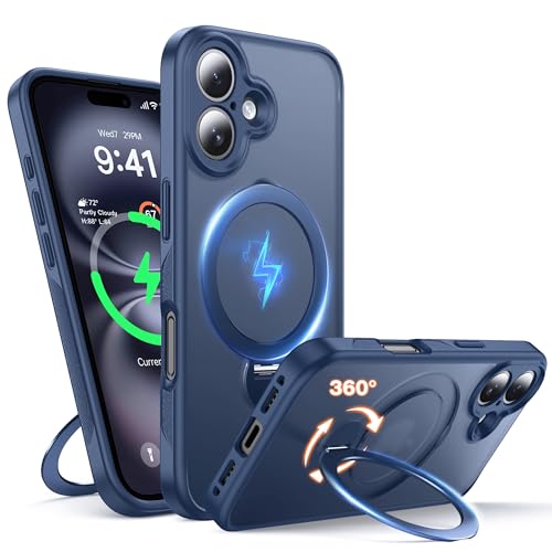 Support magnétique iPhone 16 antichoc pour éviter les chutes de téléphone