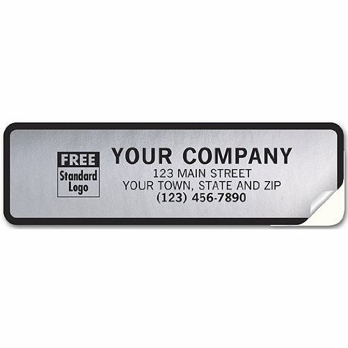 Tuff Shield Weatherproof Labels Poly with Black Border (125)