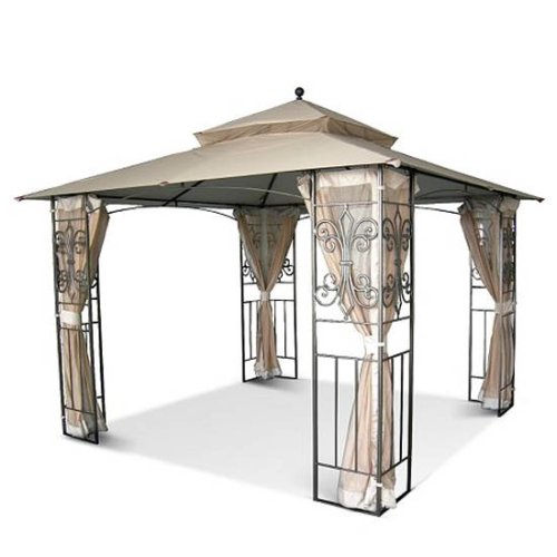 Replacement Canopy Top Cover for Mika Ridge, Colonial Estates, and River Delta Gazebos - RipLock 500