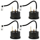 OTOTEC Thermischer Überlastschutz Kühlschrank 1/6 hp 125w Automatischer Reset 4er Pack Kompatibel mit Kühlschrankkompressoren