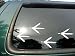Turkey Tracks- Die Cut Vinyl Window Decal/sticker for Car or Truck 7"x3"