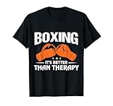 Photo Gallery magliette da boxe divertenti - la boxe è meglio della terapia maglietta Photo Gallery magliette da boxe divertenti - la boxe è meglio della terapia maglietta