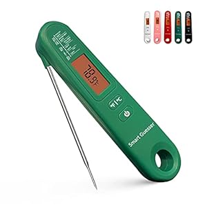 Smart Guesser Meat Thermometer Instant Read Digita...