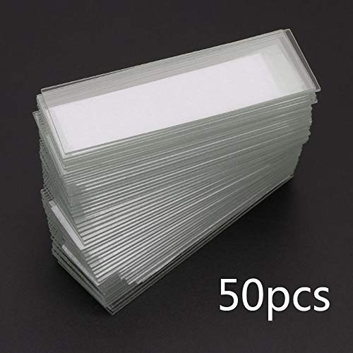 Lames de Verre for Microscope concave, 50 pièces, épaisseur 1mm, for, Lames réutilisables for échantillon Vierge Laboratoire