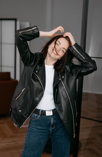 Womens Belts for Jeans Dresses Pants Trendy Ladies Waist Belt with Gold/Silver Square Buckle2