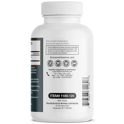 Bronson Magnesium 500 mg Oxide Tablets