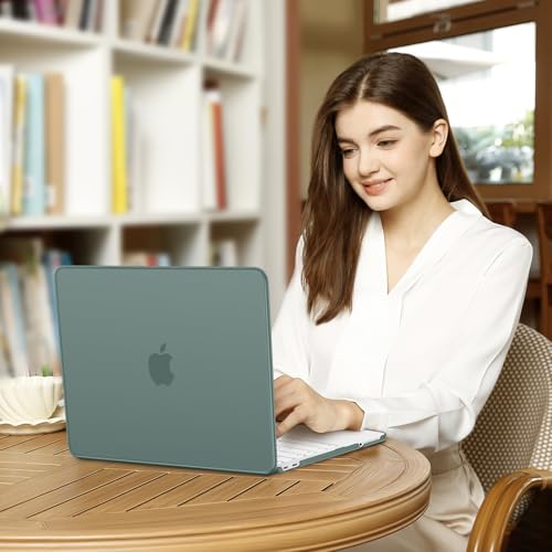 Image of MOSISO Compatible with MacBook Neo Case 13 inch 2026 Release Model A3404 with A18 Pro Chip, 4 in 1 Kit Precision Fit Crack & Scratch Resistant Protective Hard Shell Case Cover, Emerald Green