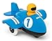 Price comparison product image BRIO Push & Go Airplane Toddler Toys for Ages 12 Months Up (Kids 1 Year Old) - Blue Aeroplane