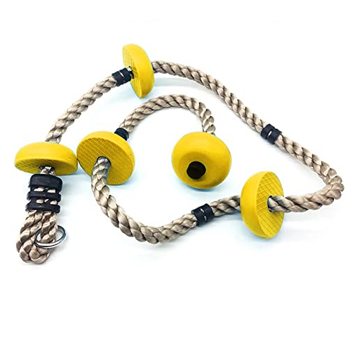 Toy Park Plastic Knot Rope/Kids Climbing Rope with 5 Plastic Knots Ideal for Tree Houses and Climbing Frames (Yellow) (B09MNNZ4GK) Amazon Price History, Amazon Price Tracker