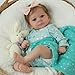 SCOM Lifelike Reborn Baby Dolls Girl - Felicia, 17-Inch Realistic-Newborn Baby Dolls with Weighted Soft Cloth Body, Real Life Cute Reborn Dolls with Gift Box for Kids Age 3+