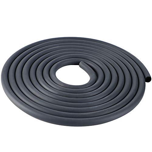 Meekear 3/16 Inch ID Fuel Line Kit, 10FT Rubber Fuel Line with 20 Pcs 2/5 Inch Adjustable Hose Clamps for Dirt Bikes, Motorcycles, Riding Mowers, Go Kart Small Engines