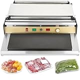 Manuelle Plastikverpackungsmaschine 300W für Lebensmittelverpackungen, Hochtemperatur-Design, 18 Zoll (450 mm), effizient und einfach zu bedienen für Obst und Gemüse Verpackung