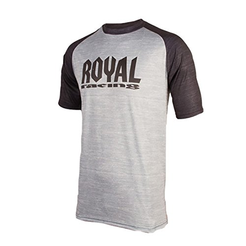 Maillot homme Royal Racing Heritage manches courtes gris et noir taille XS
