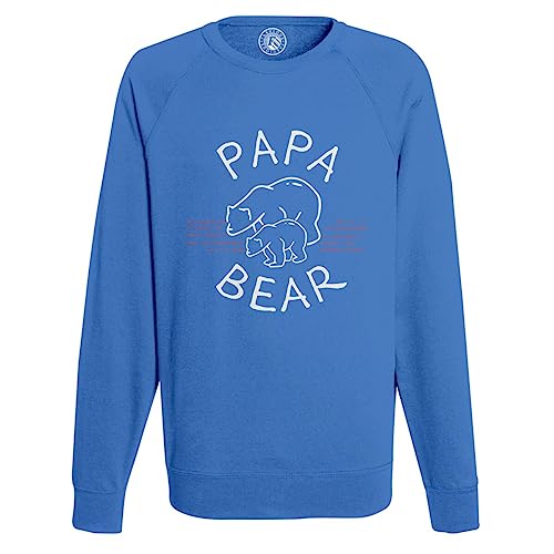 Sweatshirt Homme Papa Ours Famille pull col rond avec motif animal mignon