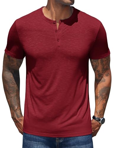COOFANDY Mens Henley T Shirts Only $9.99 (Reg. $9.99) at Amazon