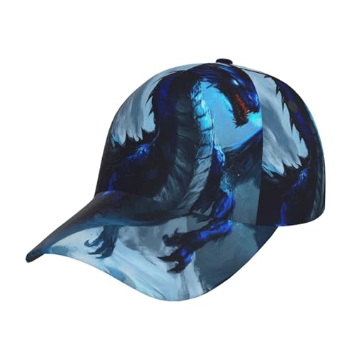 Unisex Adult Adjustable Strapback Baseball Cap Dad Cap for Camping Baseball Gym