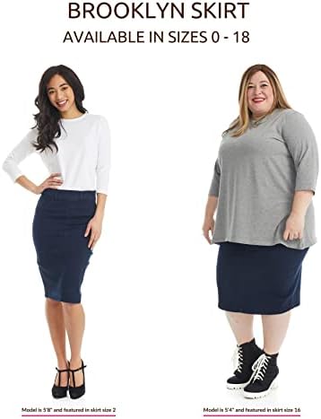 Women’s Stretch Denim Pencil Jean Skirt – Pull-on Knee Length ‘Brooklyn’ www.denim.fit 7 Women’s Stretch Denim Pencil Jean Skirt – Pull-on Knee Length ‘Brooklyn’ www.denim.fit 7