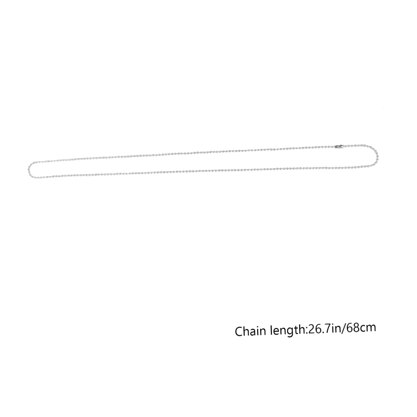 HANABASS 5pcs Pet Necklace Alloy Ball Chains Dog Tag Chain for Dogs Safe Material