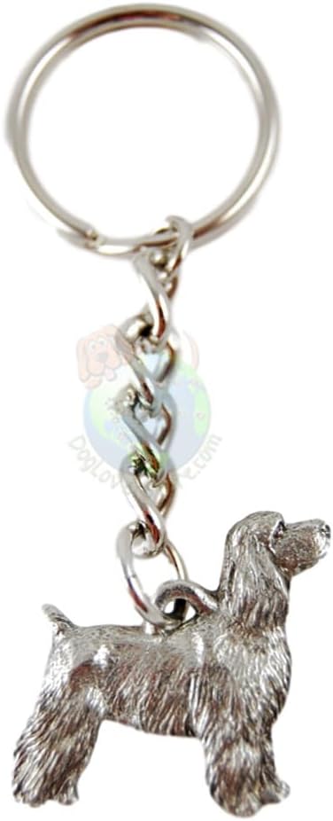 Cocker Spaniel - Show Clip - George Harris Pewter Keychain