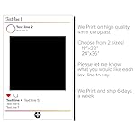 DesignThatSign Photo Frame Cutout, Great for Birthday, Graduation, Bridal Shower Events, Social Media Template, Customize with Your info 2 Sizes to Choose - Image 4