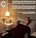 WELL B4 Ergonomisches Lesekissen für Bett und Sofa – Bequemes Rückenkissen mit Memory Foam – Verwendbar als Reflux Kissen, Keilkissen Bett, Bettkissen Rückenlehne im Sitzen und Liegen, GRAU