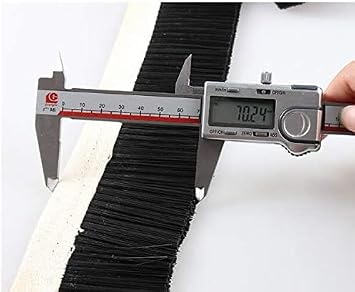 Flexible Nylon Strip Brush for Brush Vacuum Cleaner Engraving Machine Dust Cover CNC Router Spindle Motor (3 meter)