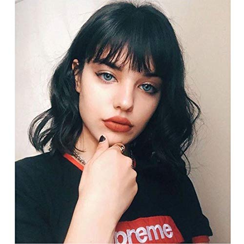 Prendedor de franja Remy extensões de cabelo humano grosso preto uma peça frontal franja de ar limpa