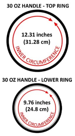 Grip-It Yeti Tumbler Cup Handle For 30Oz Rambler - Lightweight, Spill Proof Grip For Rtic Cooler Stainless Steel Tumblers, Sic, Ozark Trail & Travel Water Coffee Mugs Or Flask - Electric Yellow #TOP5