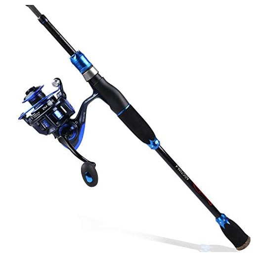 Sougayilang Spinning Fishing Rod Reel Combos,24-Ton Carbon Fiber Protable Fishing Poles with Spinning Reel for Travel Freshwater Fishing-1.8M Blue Crown Spinning Combos