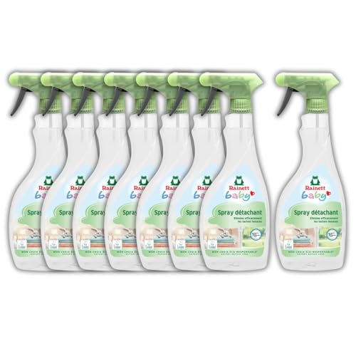 Spray détachant avant lavage Rainett Baby pour détacher le body de bébé après le repas