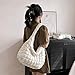 JSGHGDF Pleated Cloud Bag Pouch Fashion Handbag for Lady Polyester Bag Clutch Purse