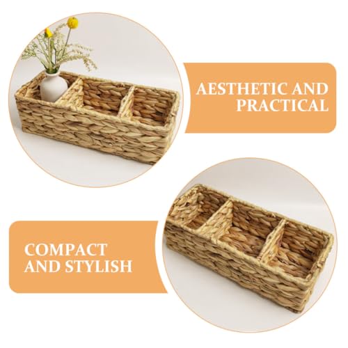 Panier jacinthe d'eau 3 compartiments pour optimiser l'espace compact des petits bureaux